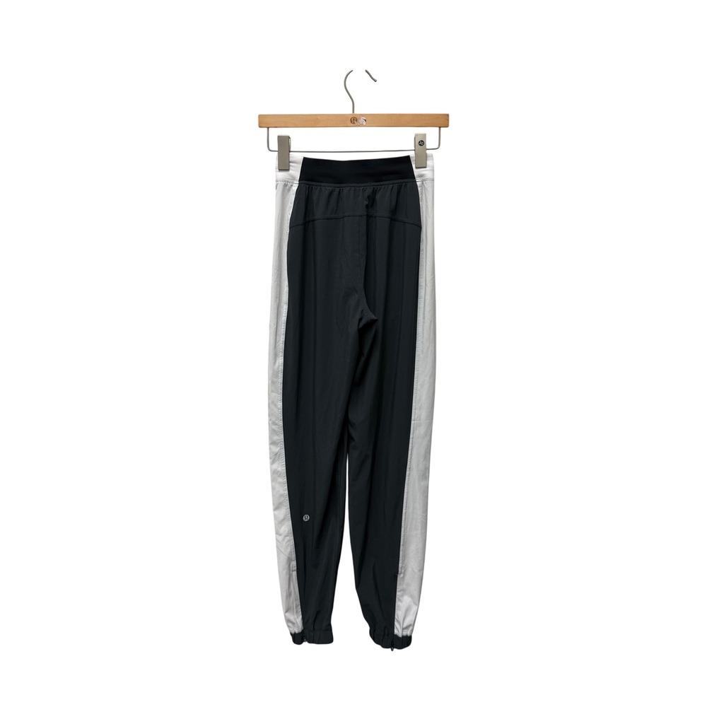 Lululemon Adapted State High-Rise Jogger Colourblock‎ Black White Size 2 LW5GCLS - Picture 10 of 10